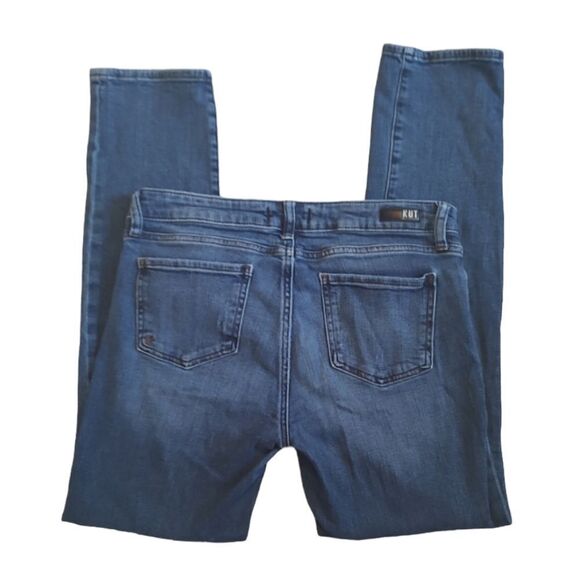 Kut From The Kloth Medium Wash Straight Leg Jeans Size 8 - Picture 3 of 5